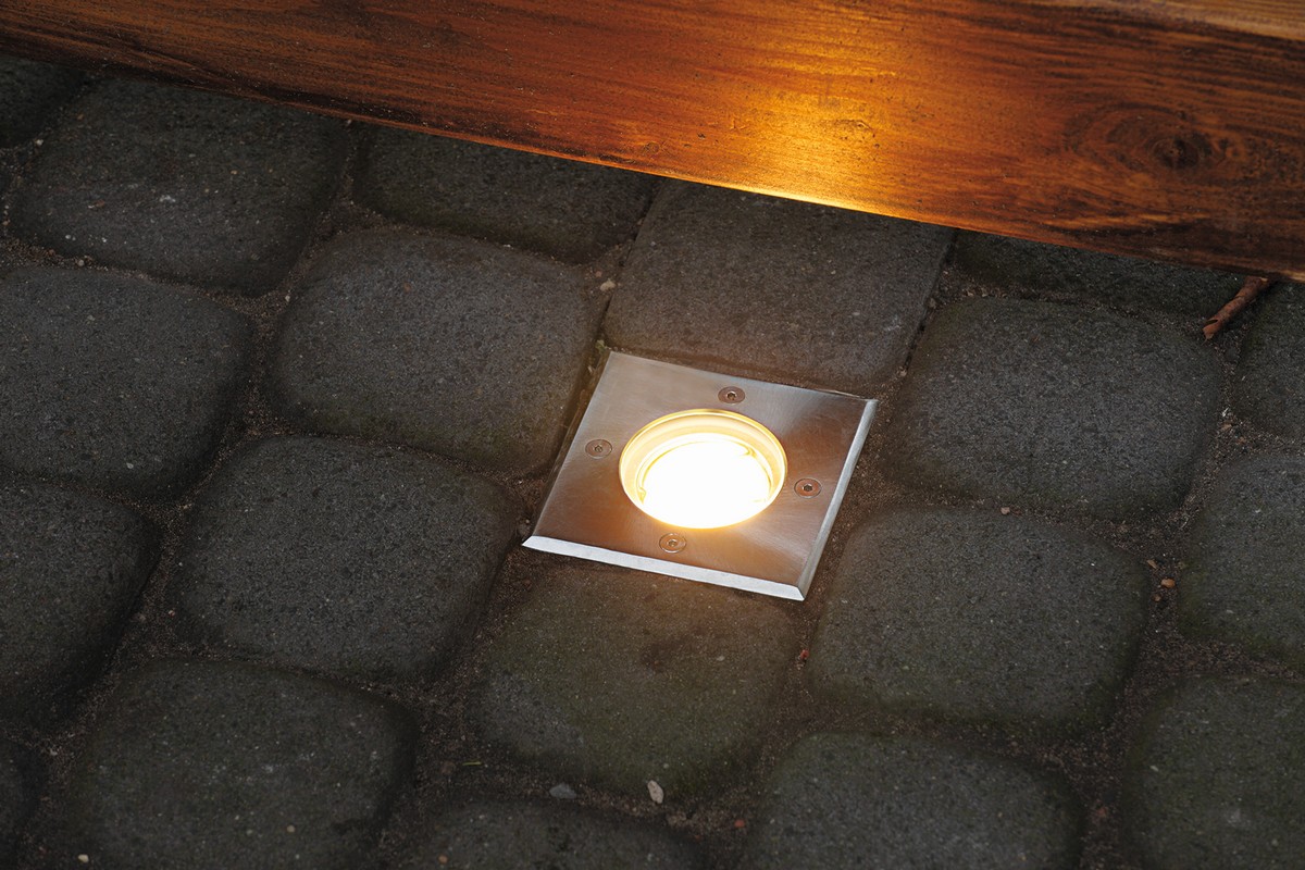 HEITRONIC - Bodeneinbaustrahler POTSDAM eckig