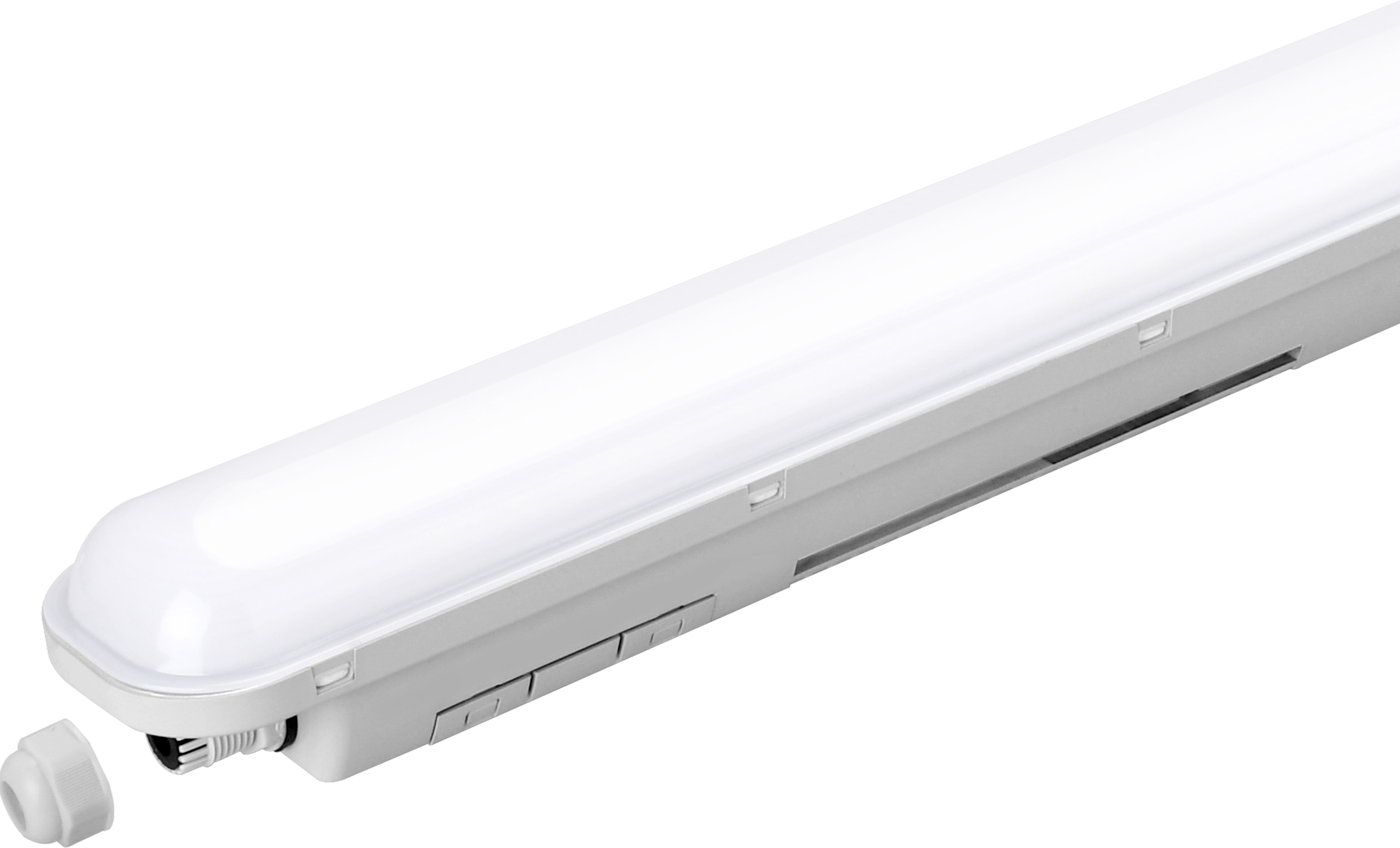 Heitronic LED Feuchtraumwannenleuchte SNAKE 25 Watt 2500 Lumen 1200mm 4000 Kelvin IP65 IK06
