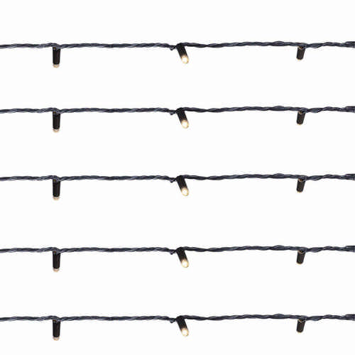 HEITRONIC -LED Lichterkette 2,5 Watt 5 Mtr warmweiß Outdoor 12 Volt AC mit Heiconnect Stecksystem 