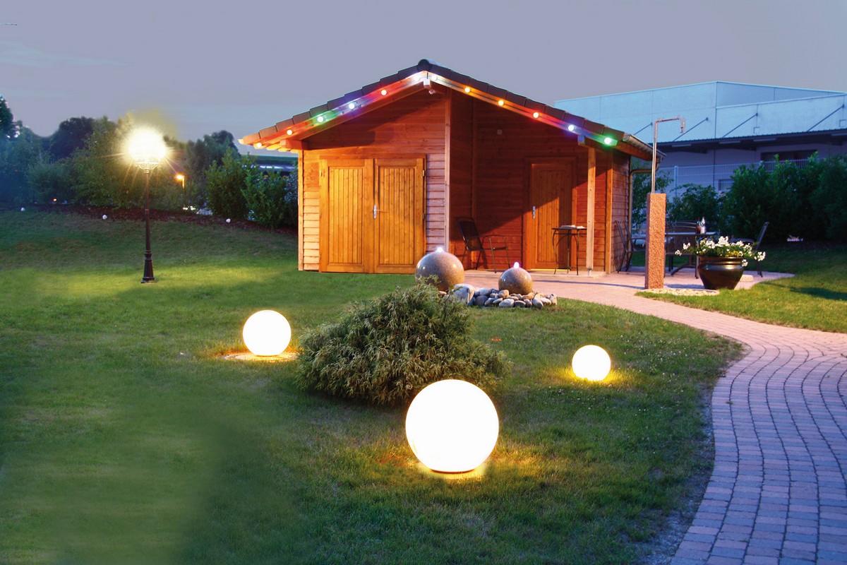 HEITRONIC - Solar LED Kugel BOULE 250mm