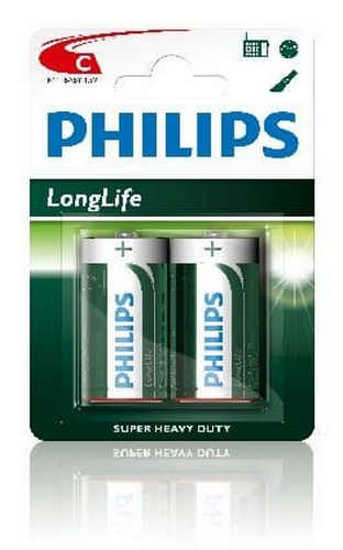 Philips LONGLIFE 2er-Bli R14 Baby (C) 