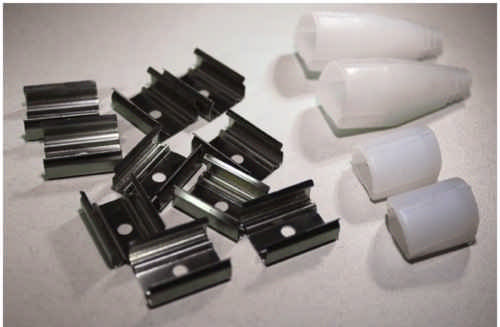 HEITRONIC Montageklammer für LED-Streifen NEO-LINE 4 einzeln